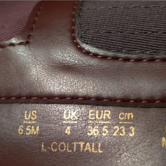 New Franco Sarto Colt Knee High riding Boot leather tall dark brown size 6.5 - Picture 9 of 10